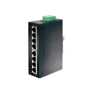 PLANET TECHNOLOGY Planet Industrial Gigabit Switch IGS-801T, 8 Port, für Hutschienenmontage