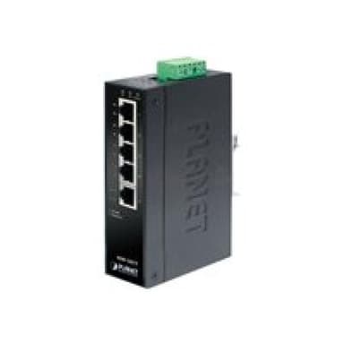 PLANET TECHNOLOGY Planet Industrial Fast Ethernet Switch ISW-501T, 5 Port, für Hutschienenmontage