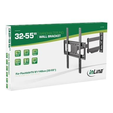 INLINE Wandhalterung, für Display 81-139cm (32-55″), max. 50kg