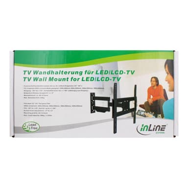 INLINE Wandhalterung, für Display 81-139cm (32-55″), max. 50kg