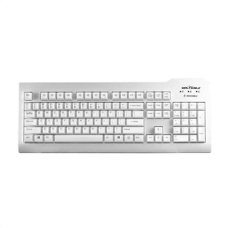 SEAL SHIELD Tastatur Seal Shield SSWKSV208DE  wasserdicht, IP68,               antimikrobiell/spülma