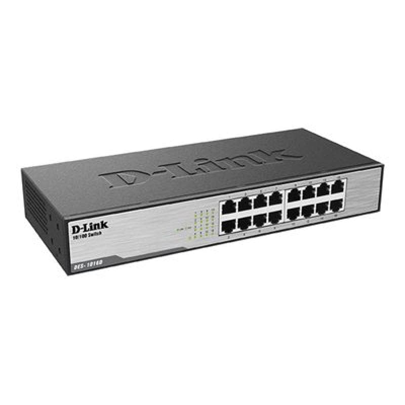 D-LINK 16-Port Layer2 Fast Ethernet Switch