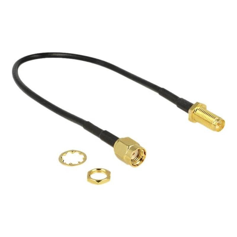 DELOCK HF RP-SMA Stecker > RP-SMA Buchse