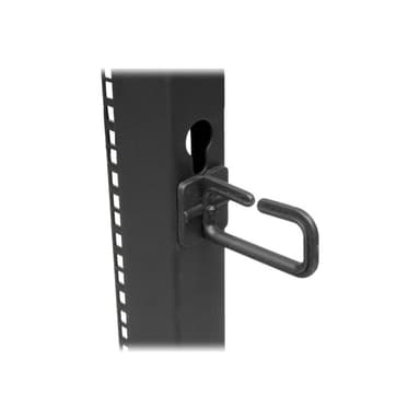 STARTECH.COM 25HE 4 Pfosten Open Frame Server Rack / Schrank tiefenverstellbar mit Rollen / Nivellie