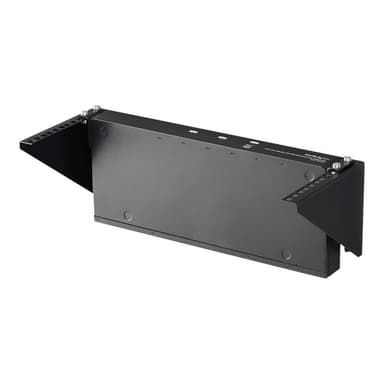STARTECH.COM 4 HE 19 Zoll vertikale Wandmontage Rack Halterung aus Stahl - Schwarz