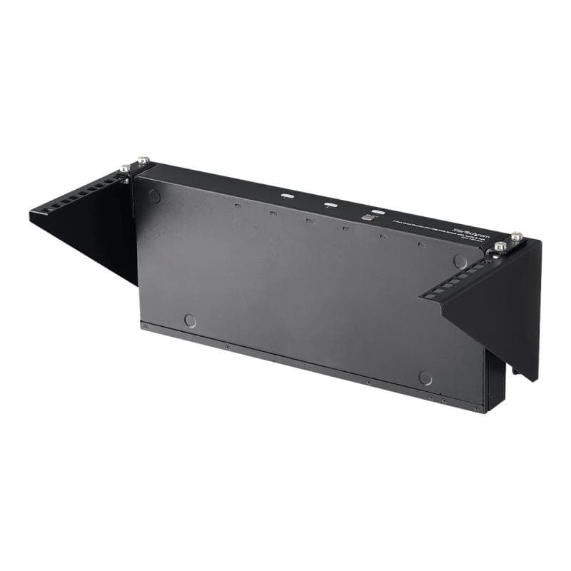 STARTECH.COM 4 HE 19 Zoll vertikale Wandmontage Rack Halterung aus Stahl - Schwarz