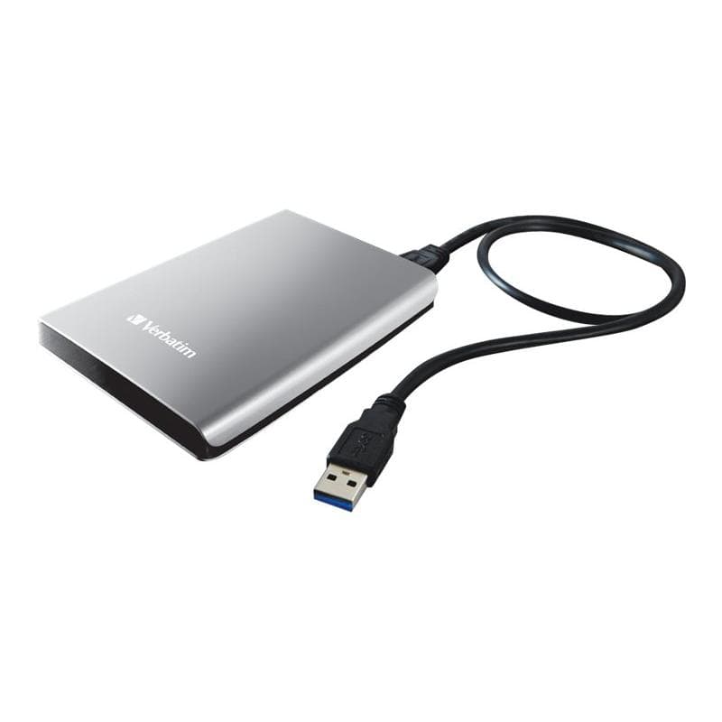 2TB VERBATIM Hard Drive Store 'n' Go USB 3.0 Portable 2,5'' External Silver