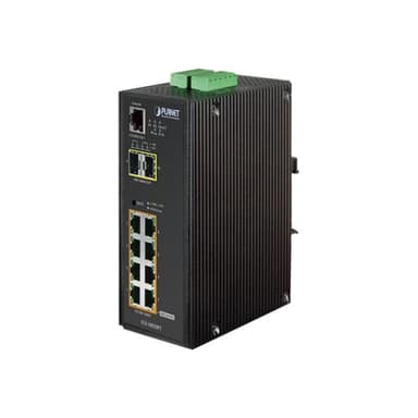 PLANET TECHNOLOGY Planet IGS-10020PT IP30 SNMP 8-Port Gigabit POE(Af) Switch +