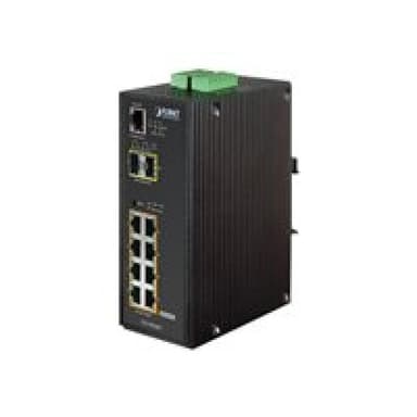 PLANET TECHNOLOGY Planet IGS-10020PT IP30 SNMP 8-Port Gigabit POE(Af) Switch +