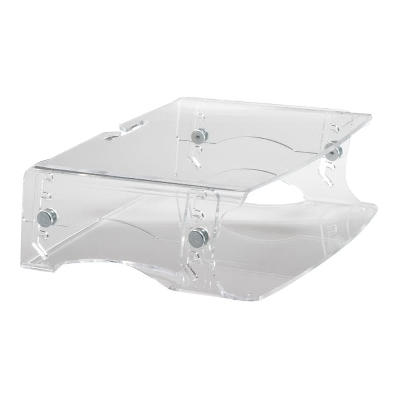 BakkerElkhuizen Monitorständer Q-riser 130, transparentes Acryl