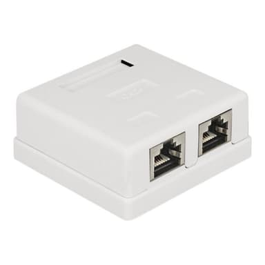 DELOCK Netzwerk Adapter Delock 2x RJ45 LSA Cat6
