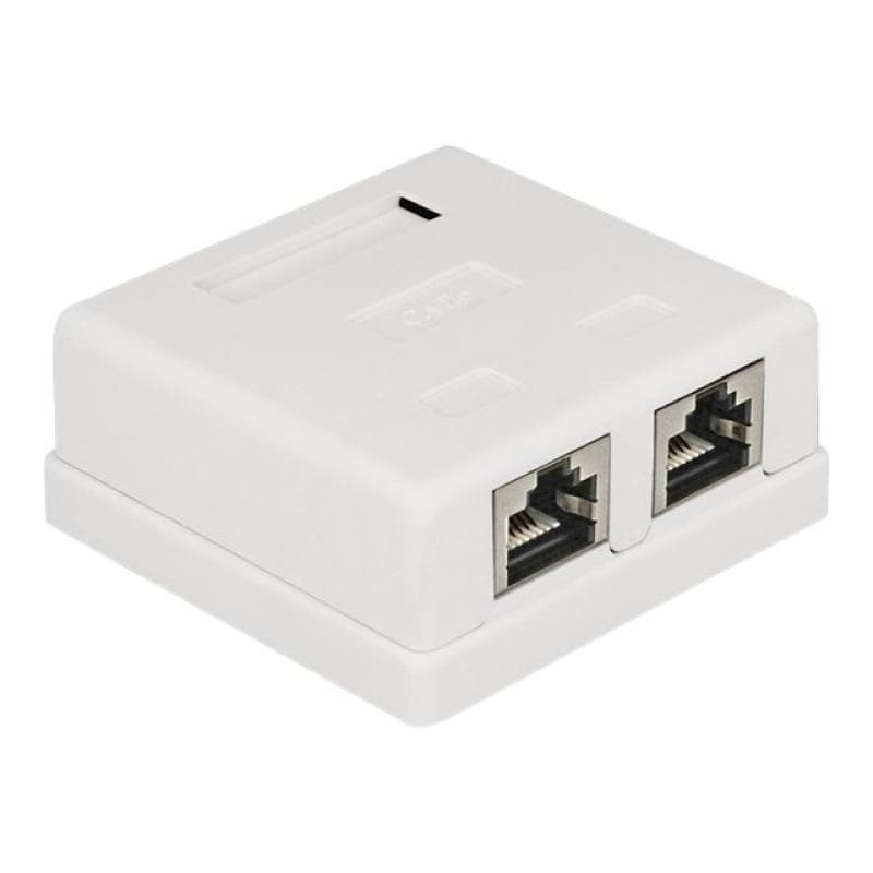 DELOCK Netzwerk Adapter Delock 2x RJ45 LSA Cat6