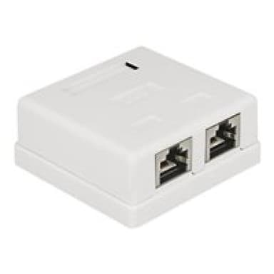 DELOCK Netzwerk Adapter Delock 2x RJ45 LSA Cat6