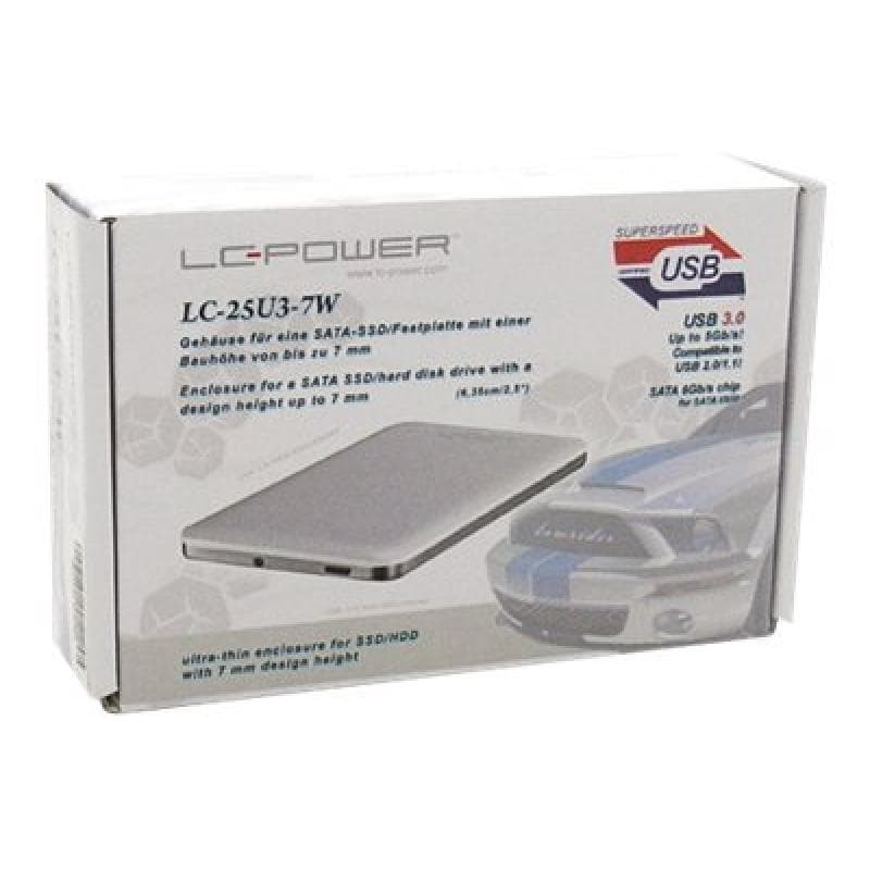 LC-POWER Geh 6.3cm (2,5″)LC-POWER SSD>USB3.0 LC-25U3-7B (Weiß) retail