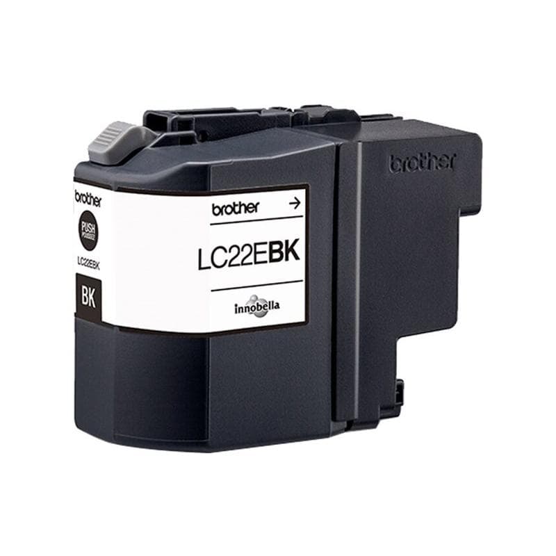BROTHER LC22EBK Sehr hohe Ergiebigkeit Schwarz Tintenpatrone