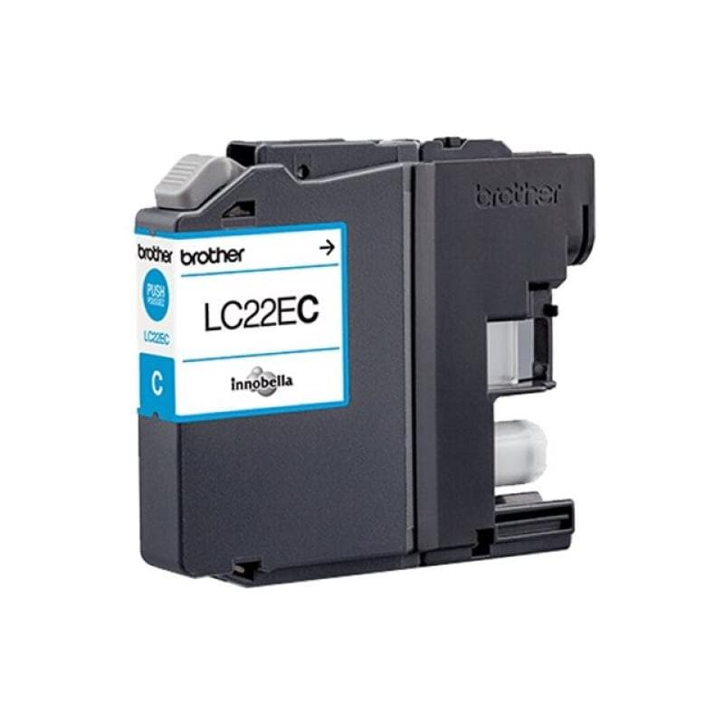 BROTHER LC22EC Sehr hohe Ergiebigkeit Cyan Tintenpatrone