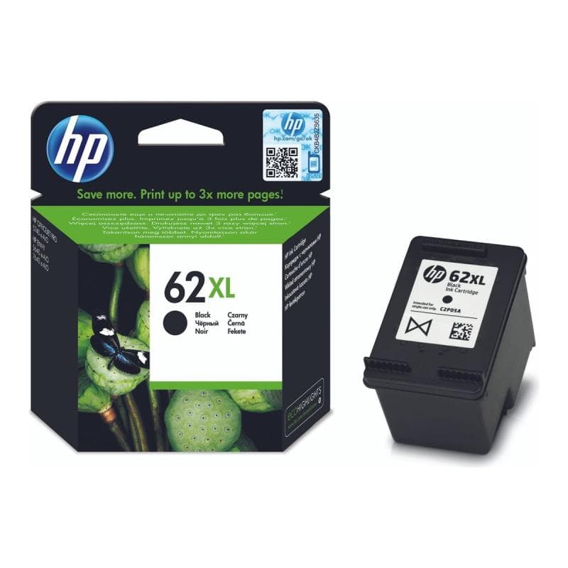 HP 62XL Schwarz Tintenpatrone