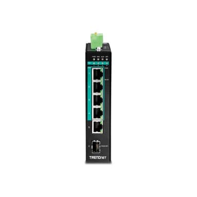 TRENDNET 5-PORT GGB POE+ DIN-RAIL SWITC