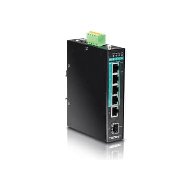 TRENDNET 5-PORT GGB POE+ DIN-RAIL SWITC