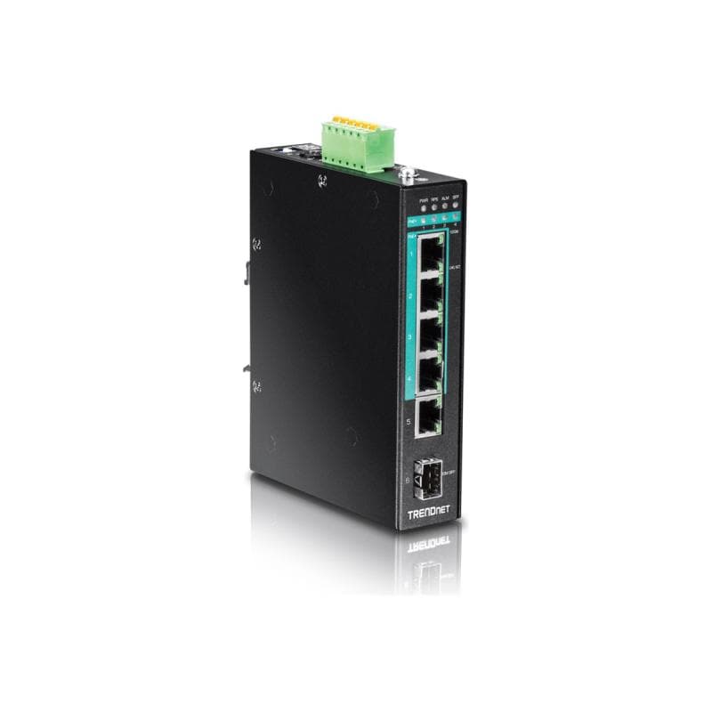 TRENDNET 5-PORT GGB POE+ DIN-RAIL SWITC