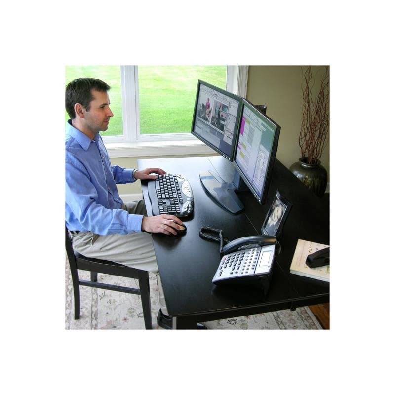 ERGOTRON Neo-Flex® Dual Monitor Standfuß - Freistehende Monitorhalterung
