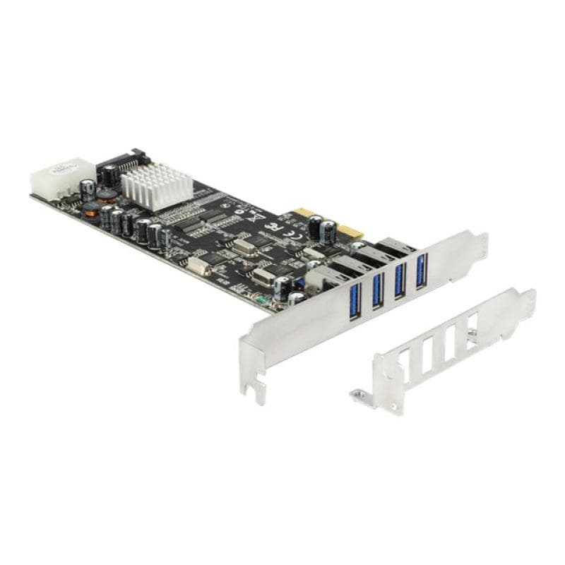 DeLOCK PCIe USB 3.0 4 Port QUAD Channel