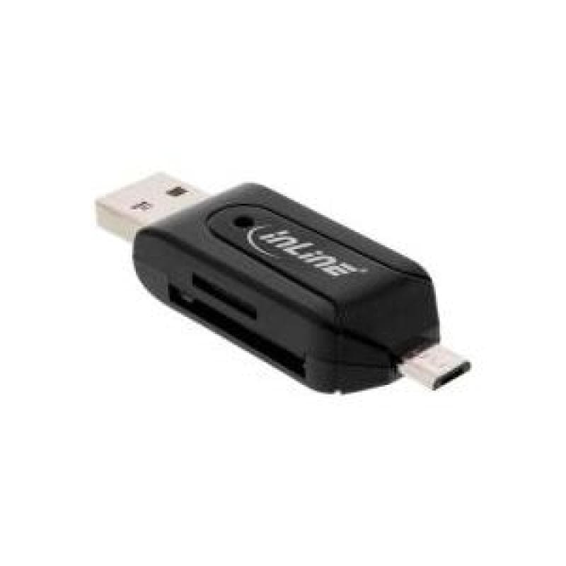 INLINE OTG Dual Card Reader für SD und microSD, für Android und PC