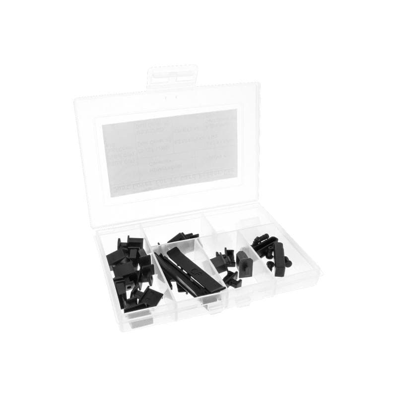 INLINE Staubschutz-Set, für Frontpanel und Cardreader, 30-teilig