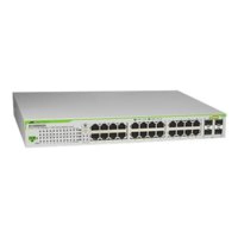 ALLIED TELESYN 24port 10/100/1000TX Switch mit 2 GBIC bays
