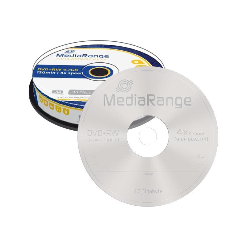 DVD+RW 10er Spindel 4x