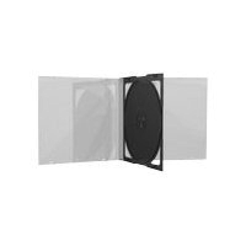 MEDIARANGE CD Jewelcase Double black tray