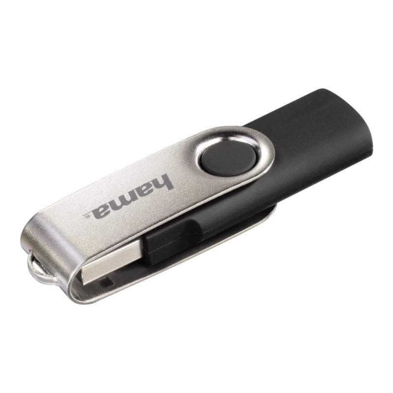 HAMA FlashPen Rotate USB 2.0 16GB schwarz / silber