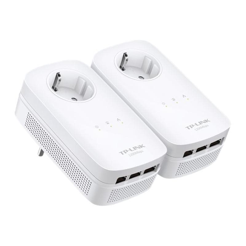 TP-LINK AV1300 3-port Gigabit Passthrough Powerline Starter Kit