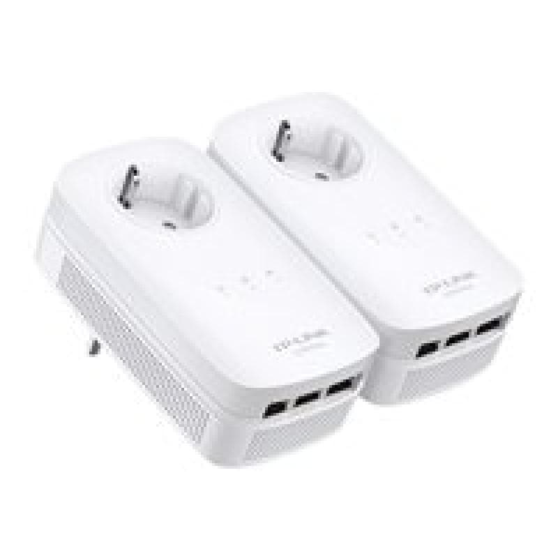 TP-LINK AV1300 3-port Gigabit Passthrough Powerline Starter Kit