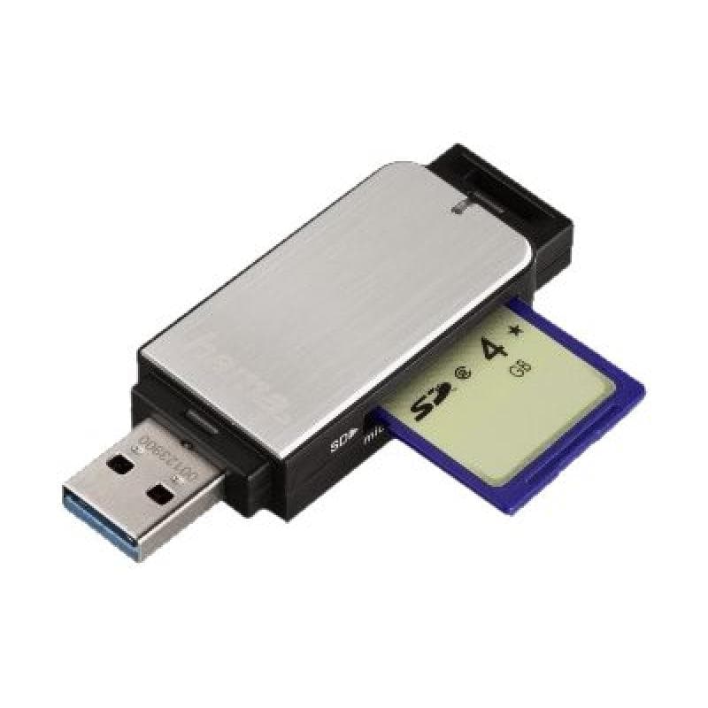 Hama USB-3.0-Kartenleser silber