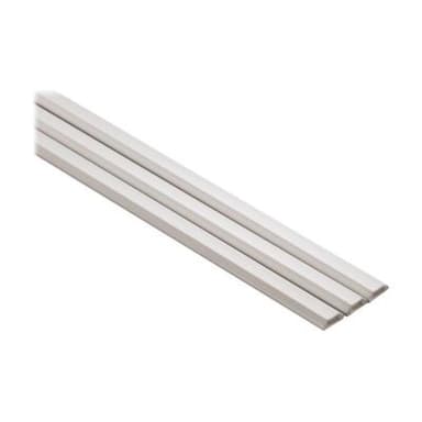 HAMA PVC-Kabelkanal eckig 100/2.1/1.0 cm 3 Stück weiß