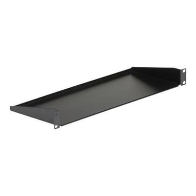 STARTECH.COM 1HE 19 Zoll Universal Fachboden für Serverschrank oder Rack aus Stahlblech in Schwarz m