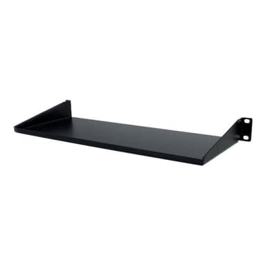STARTECH.COM 1HE 19 Zoll Universal Fachboden für Serverschrank oder Rack aus Stahlblech in Schwarz m