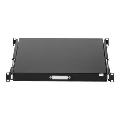 STARTECH.COM Ausziehbarer Fachboden für 19 Zoll Serverschrank - 55cm Sliding Rack Shelf belastbar bi
