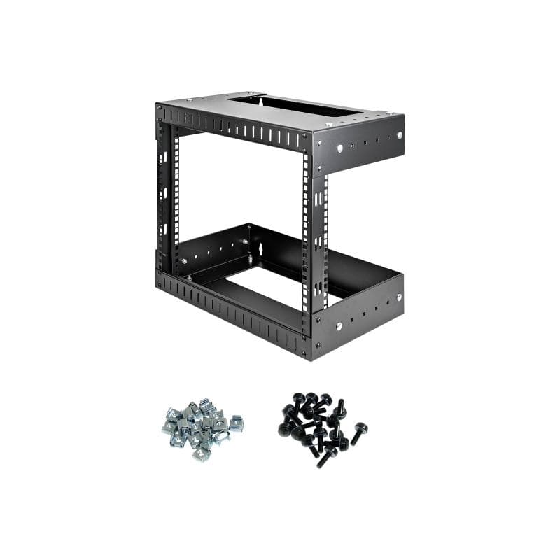 STARTECH.COM 8HE 19 Zoll Open Frame Geräte Rack Wandmontagefähig - Tiefenverstellbar - Wall Mount Ra