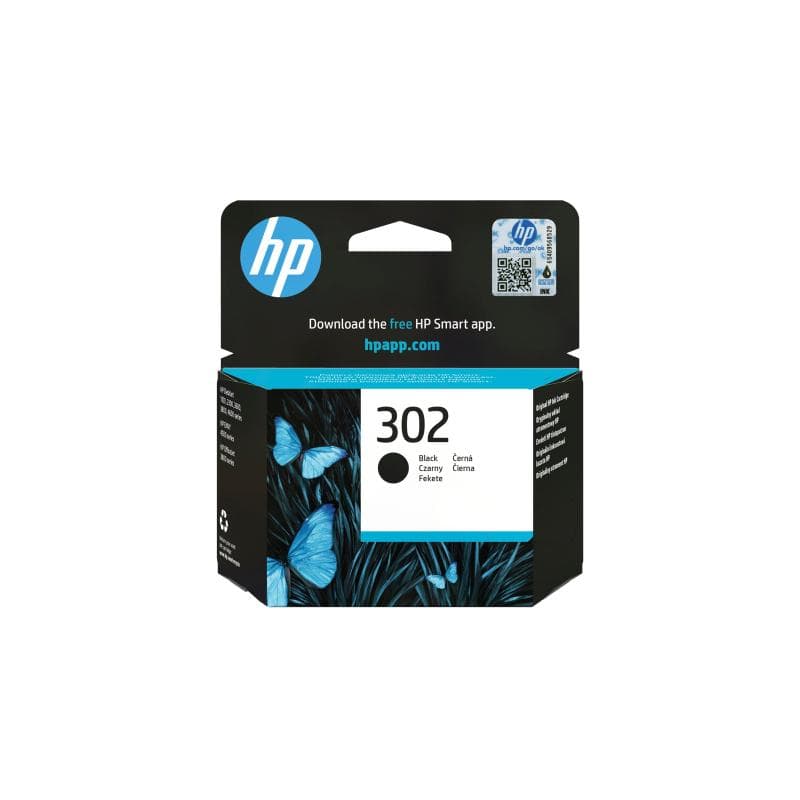 HP 302 Dye Based Black Tintenpatrone