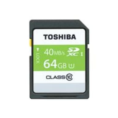 TOSHIBA SDXC Karte Class 10 64GB High Speed Professional UHS I