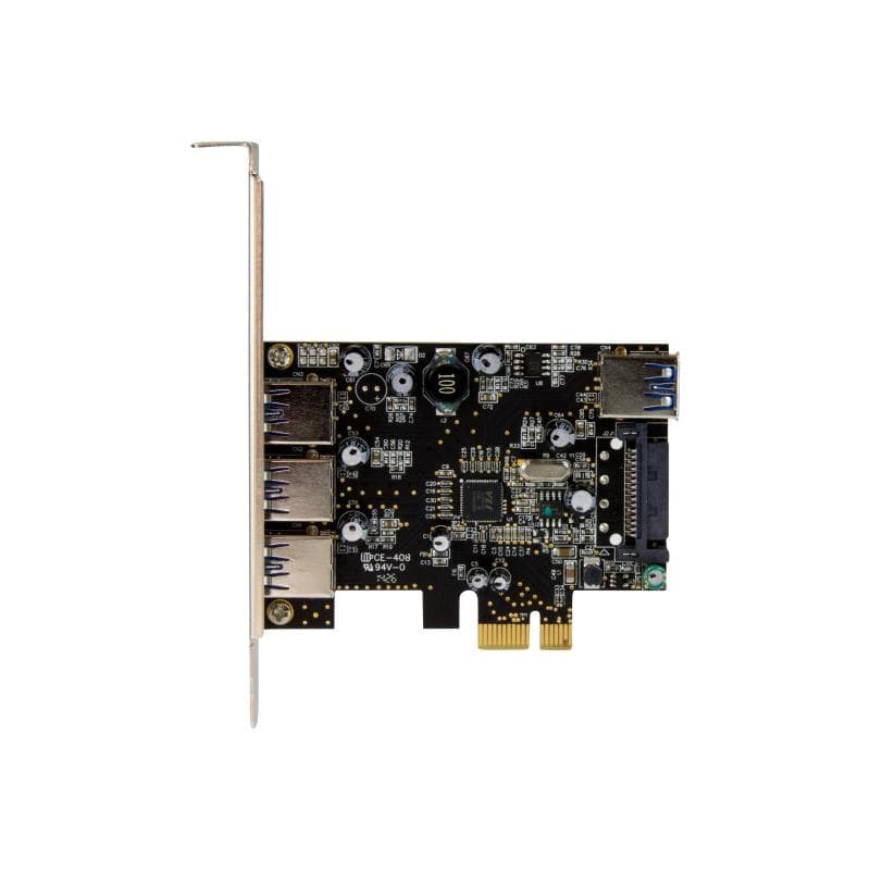 STARTECH.COM 4 Port PCI Express USB 3.0 Karte - 4-fach PCIe USB 3.0 Schnittstellenkarte - 3 Externe