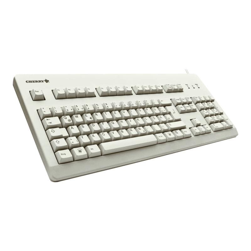 CHERRY G80-3000LSCDE-0 click PS/2 USB Tastatur (DE)