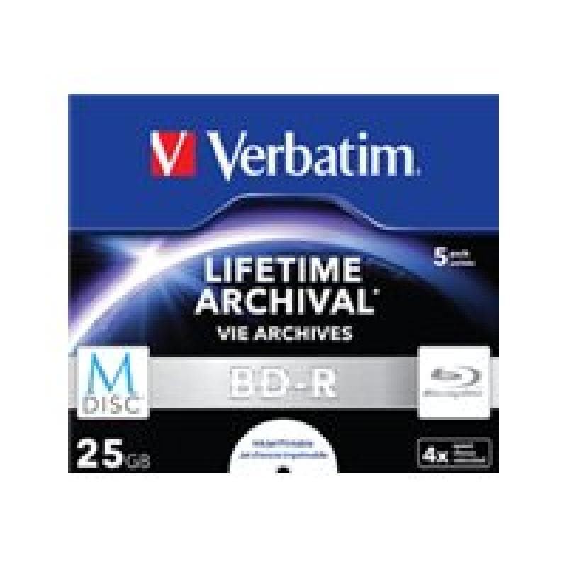 VERBATIM BD-R M-disc Single Layer 4x