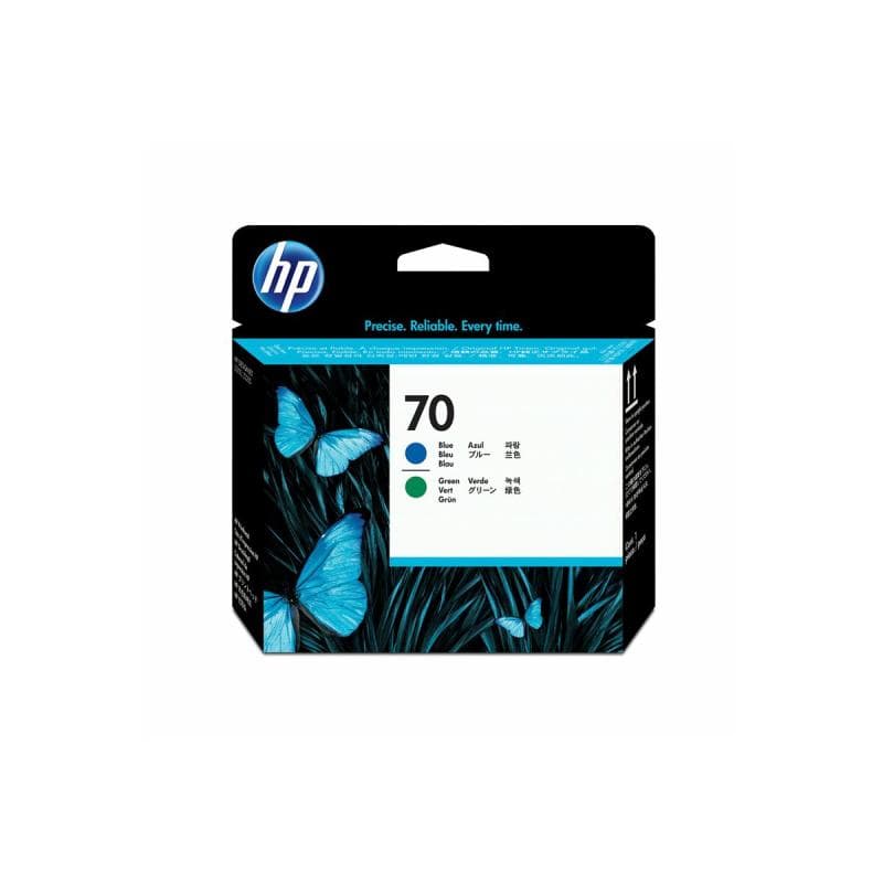 HP 70 Blau, grün Druckkopf