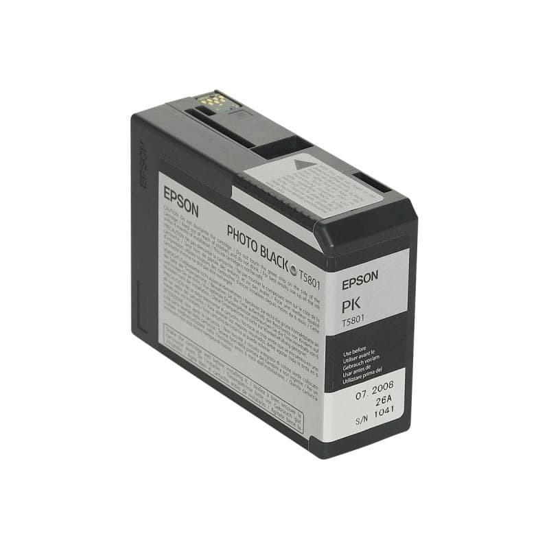 EPSON T5801 Photo schwarz Tintenpatrone