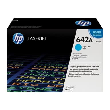 HP 642A Cyan LaserJet Tonerpatrone (CB401A)