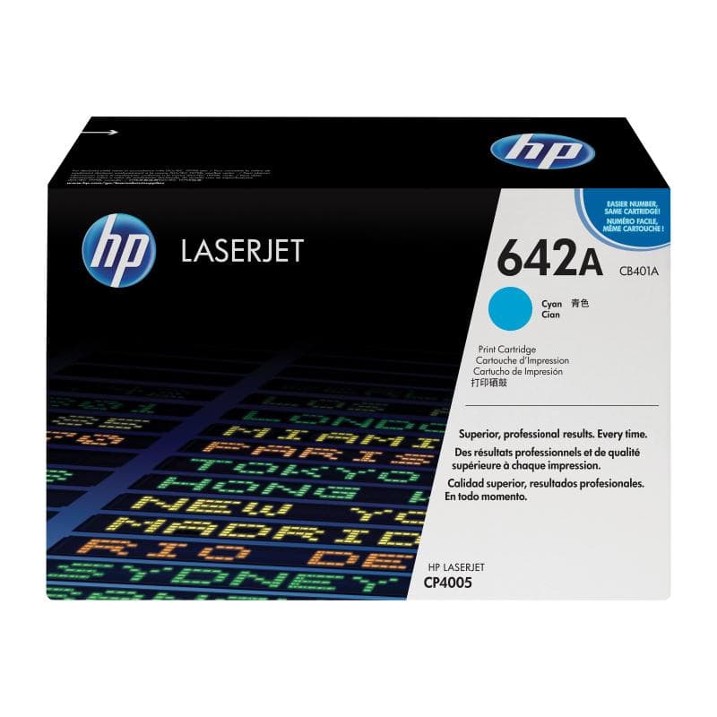 HP 642A Cyan LaserJet Tonerpatrone (CB401A)