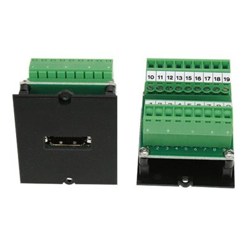 BACHMANN Rahmen HDMI Schraubklemme